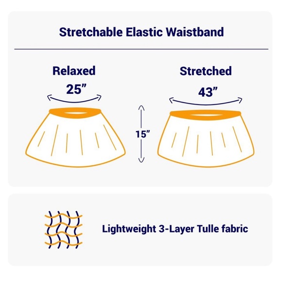 NWOT Gone For A Run Runners Printed Tutu - Snow Princess - Picture 8 of 9